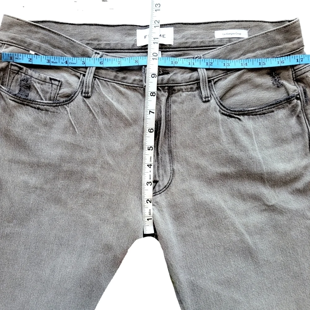 Frame Garcon Cropped Jeans - Picture 8 of 9